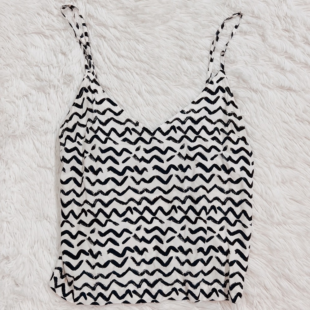 & Other Stories Black and White Tank